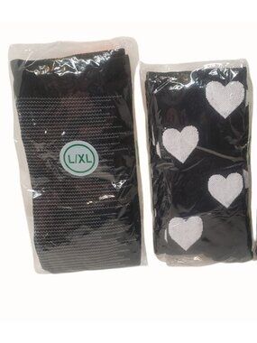 Diu Life Compression Socks 2 Pairs Men Women L/XL Athletic Nursing Travel Black